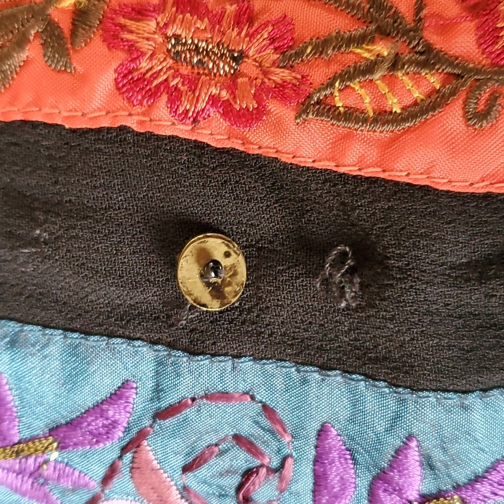 Chico's Design Patchwork Embroidered Jacket M - image 7